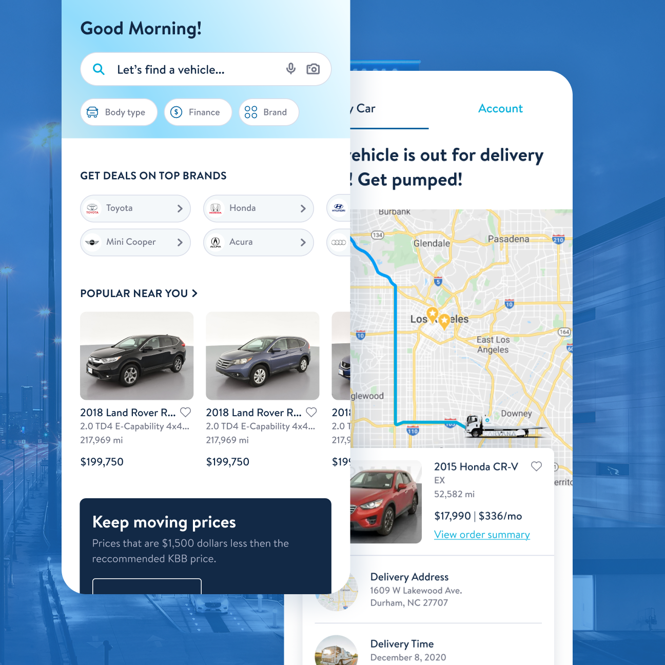 Desktop – Homepage – Carvana App