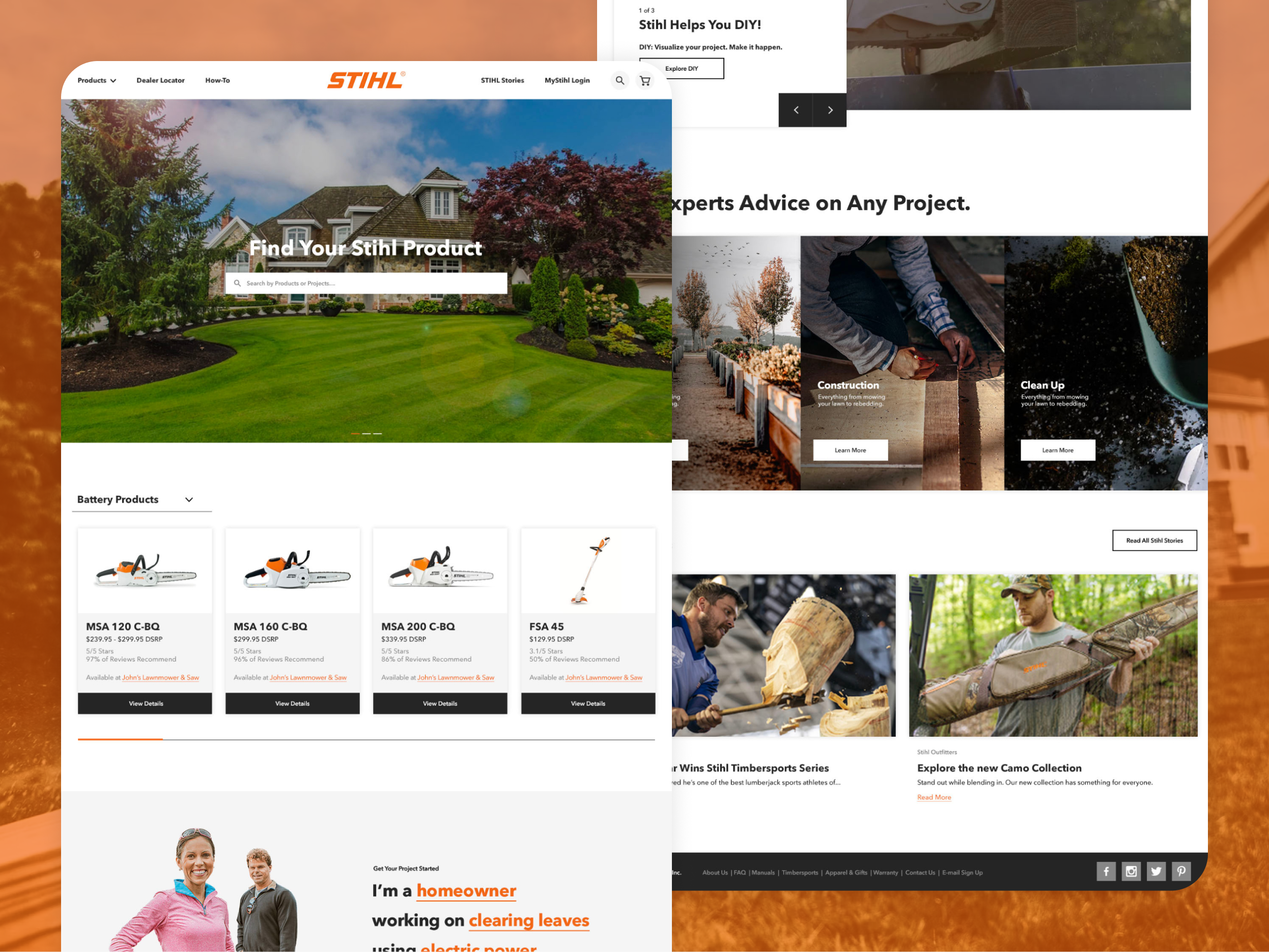 Desktop – Homepage – Stihl
